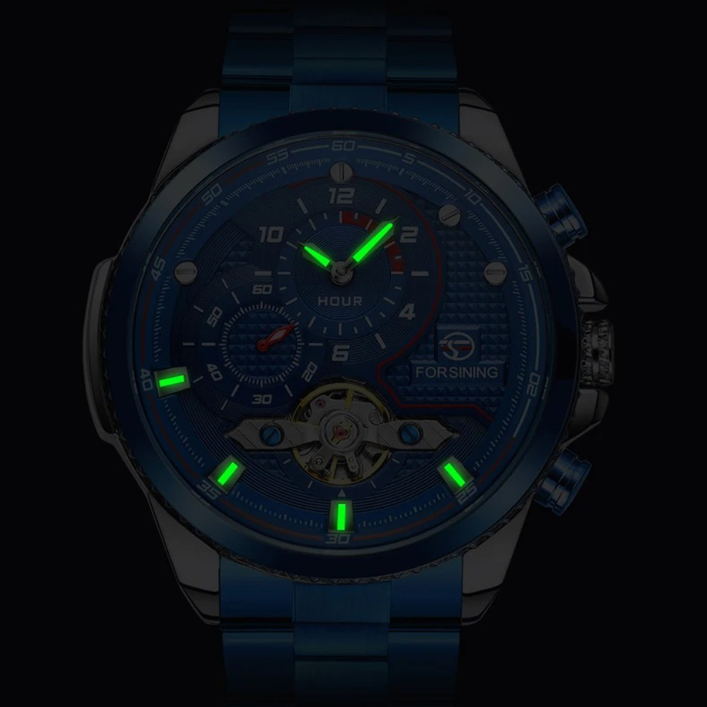 Luxe merk blauwe mannelijke me - Luxury Watch Nice recensie en prijs