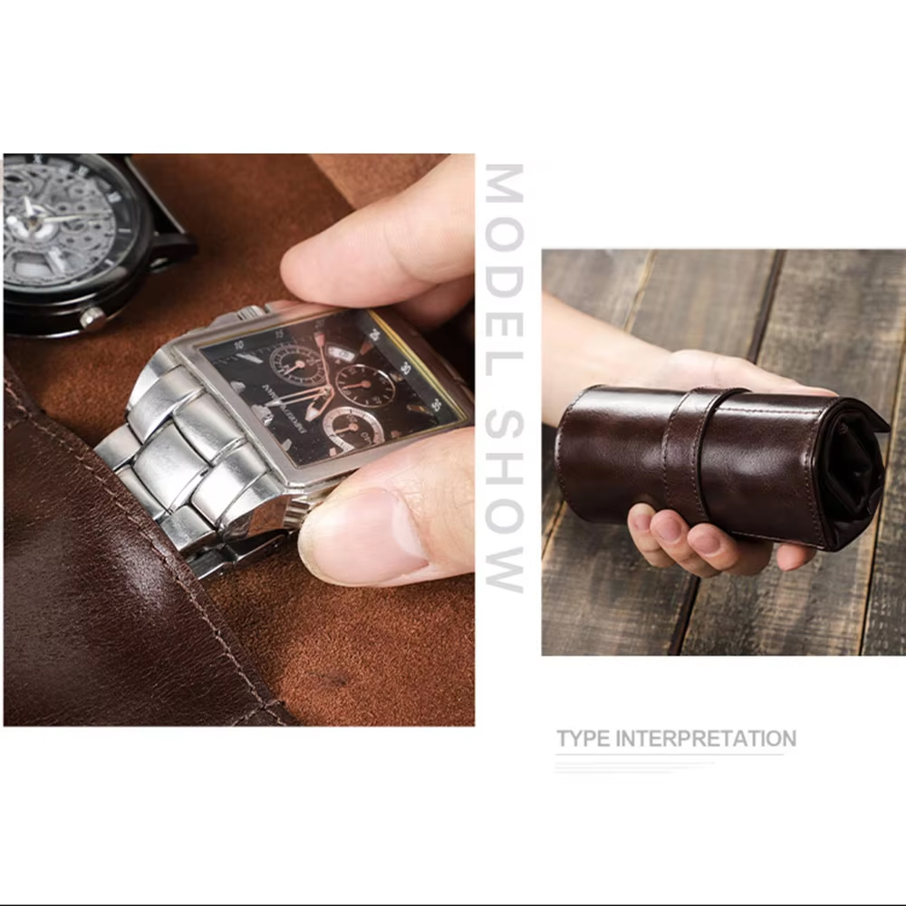 100% Echt Runderleren Horloge  - Luxury Watch Case recensie en prijs